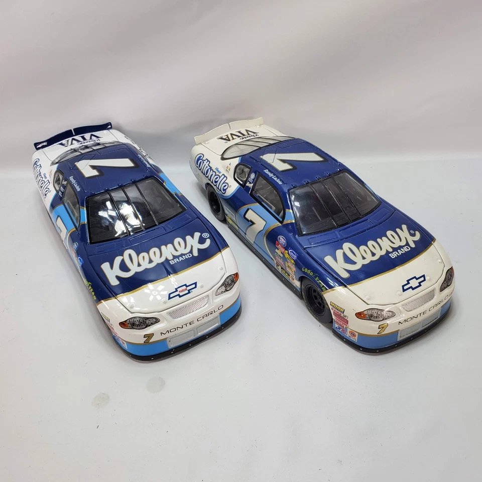 Lote de 2 Racing Champions #7 Randy LaJoie Kleenex Monte Carlo desde 2000 1/24 Foto 3 de 4