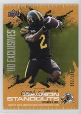 2025 Upper Deck CFL Season Standouts Exclusives 52/100 Jamal Peters #88 u8j