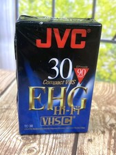 JVC EHG 30 Compact VHS Hi-Fi 90 Minutes VHS C New
