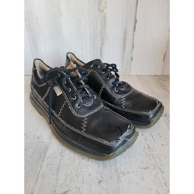 S. Oliver AS IS women's 8.5 leather black shoes clothing apparel