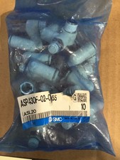 SMC ASP430F-02-06S FLOW CONTROL/PILOT CHECK VALVE [SET OF 10] NEW IN PACKAGE