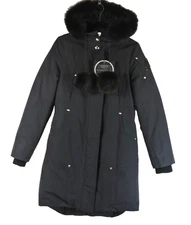 NWT,  Moose Knuckles ORIGINAL STIRLING SHEARLING TRIM PARKA black Size S #DC532