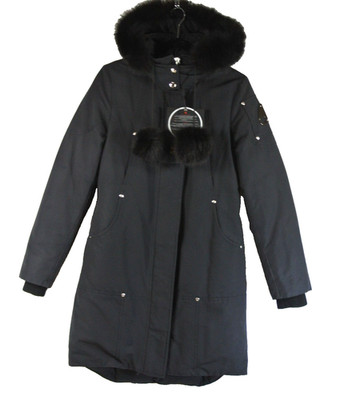 NWT,  Moose Knuckles ORIGINAL STIRLING SHEARLING TRIM PARKA black Size S #DC532