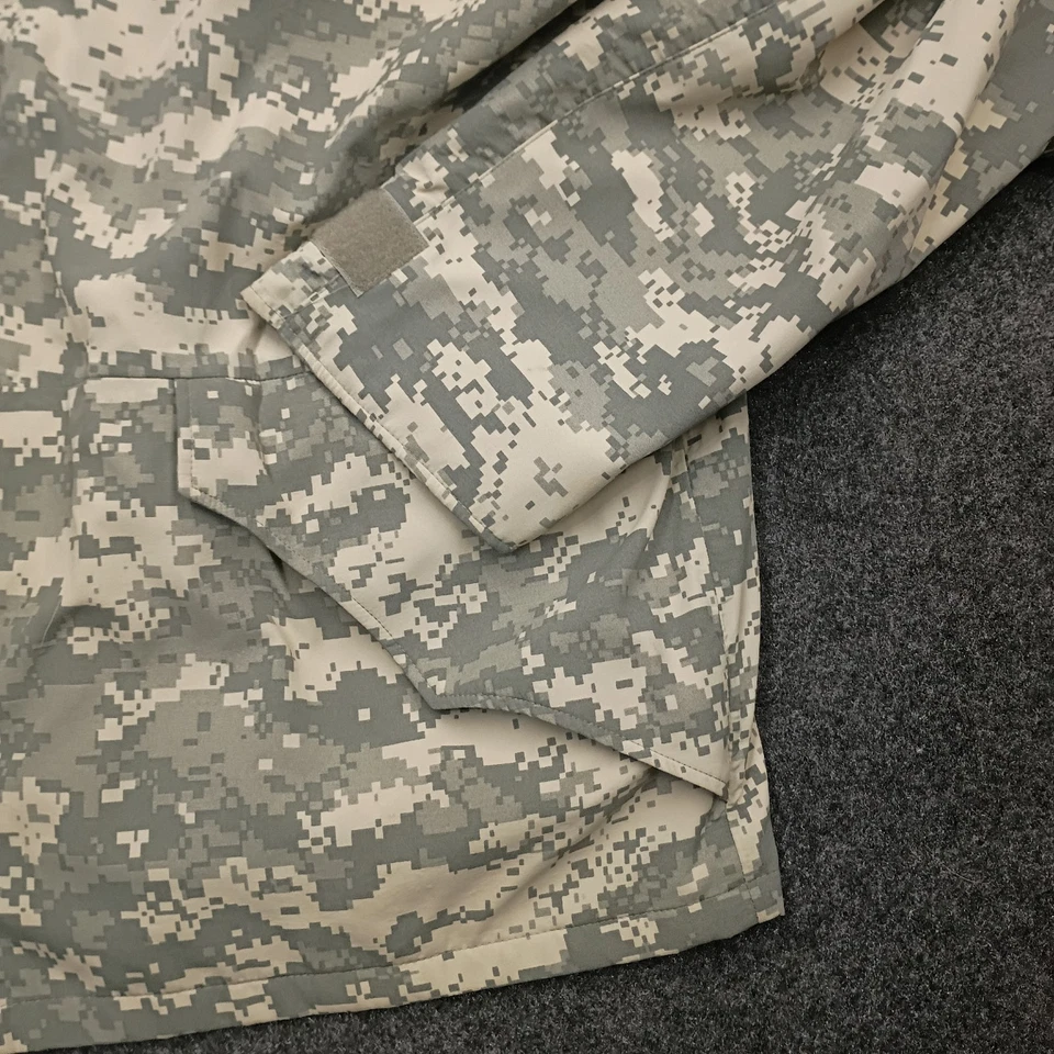 Chaqueta Parka Exterior Fox Clima Frío Para Hombres XL Camuflada Con Capucha Nylon Militar Foto 3 de 4