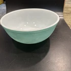 Vintage Pyrex Mixing Bowl Turquoise Robin's Egg Blue #404 4QT, Large Bowl