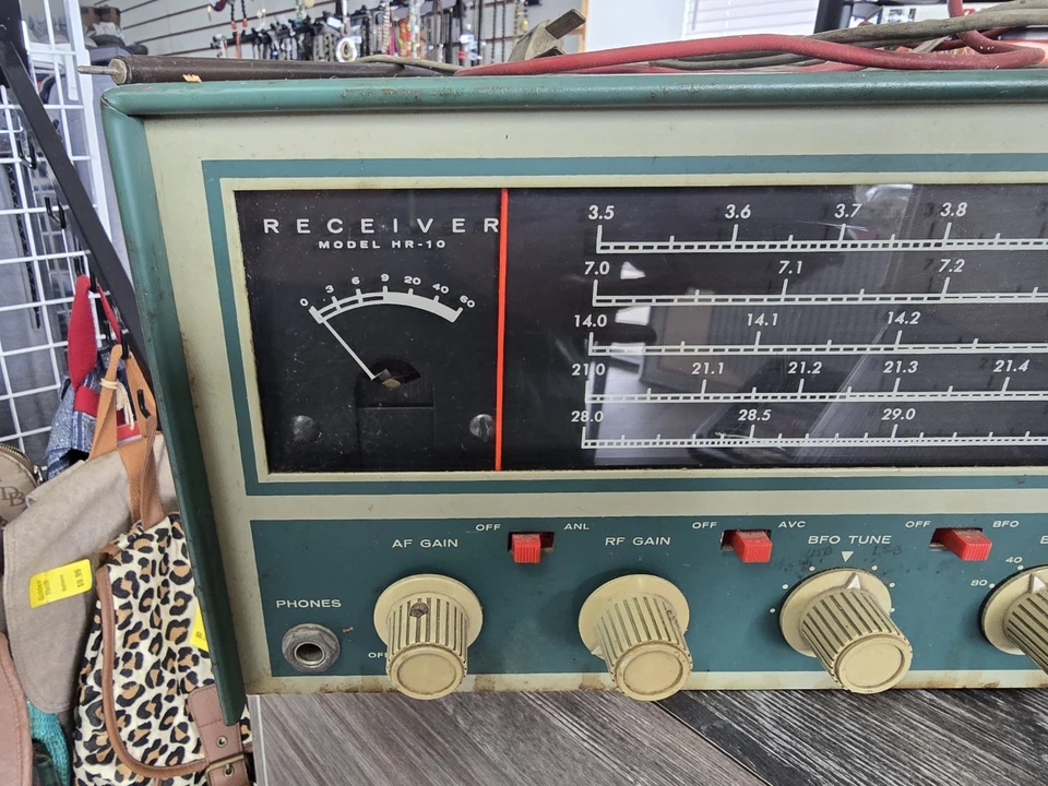 Receptor de jamón Heathkit HR-10 para parrs Foto 2 de 4