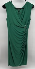 Ralph Lauren Dress Emerald Green Sleeveless Size 4
