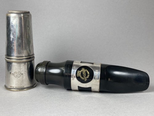 VINTAGE SELMER SOLOIST BARI BARITONE SAX SAXOPHONE MOUTHPIECE SILVER LIGATURE