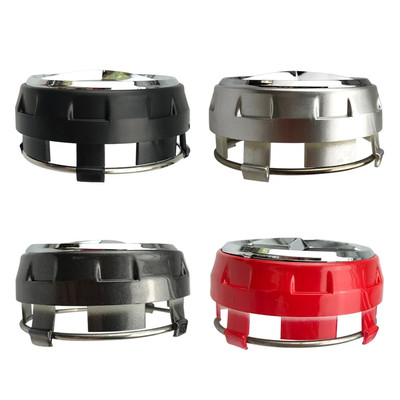 4pcs Mercedes Benz wheel center caps 75mm Black Red Raised Hubcap for Benz AMG