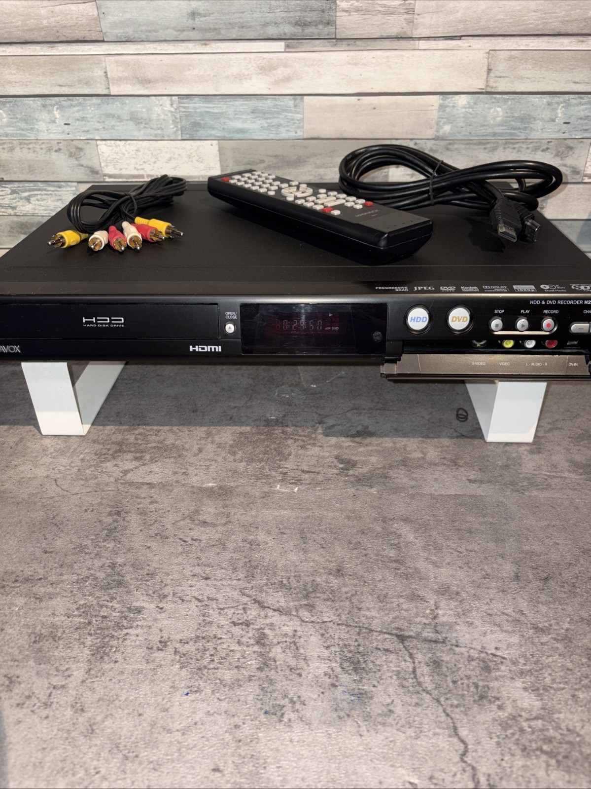 Magnavox H2160MW9 DVD/HDD Recorder W/ Remote HDMI Composite 