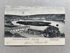 T) Small Size Postcard Constantinople Turkey 1901 Austria Levant 