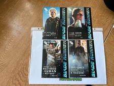 bladerunner movie postcards promotional collection post card blade runner