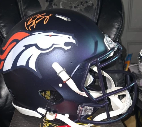 Peyton Manning signed Full size Authentic on Broncos Helmet Fanatics Certified