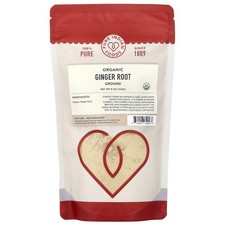 Organic Ginger Root, Ground, 8 oz 226 g 