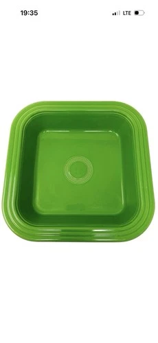 Fiestaware Shamrock 9x9 Square Baking Dish Retired Color Retired
