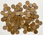 Lot of 100 US One Cent Indianhead Penny Various Dates & Conditions