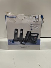 FOR PARTS - Panasonic KX-TGB852B Corded/Cordless Phone System - Black