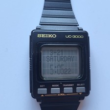 SEIKO UC-3000 UW-02-0020 Vintage Digital Watch