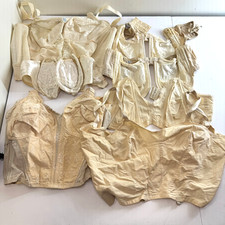 Antique Lingerie Foundation Garments Lot Corsets Bras Slips Repair/Display 1800s