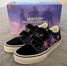 KPop Demon Hunters x Vans Little Kids Old Skool V Shoe - Size 3