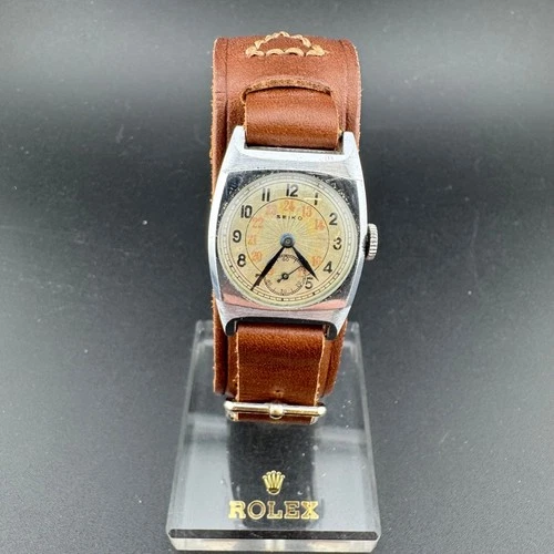 SEIKO Seikosha REF 905 25mm Vintage Mechanical WWII Military Watch NO TARIFF