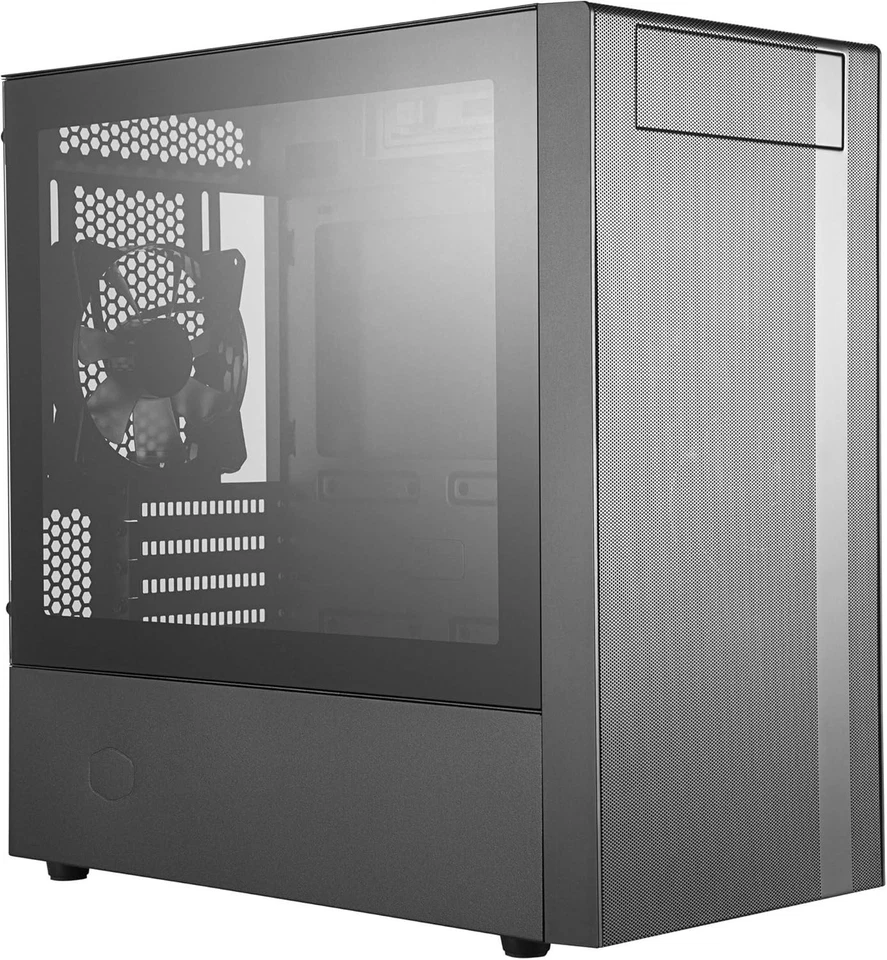 Sleek Mid Tower PC Case with Optimal Cooling & Spacious Graphics Card Support - Image 3 of 4