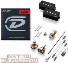 EMG GZR P HZ BLACK Geezer Butler P Bass Passive Precision Pickups PHZ (STRINGS)