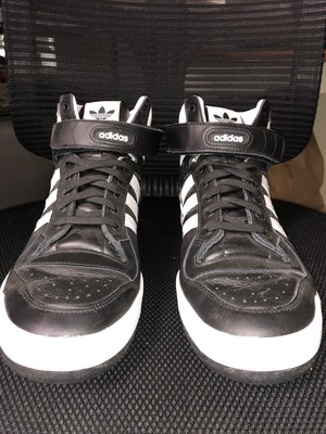 adidas high tops black white