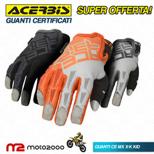 GUANTI ACERBIS KTM CORSE CICLISMO MOTOCROSS BICICLETTA BICI ENDURO PISTA