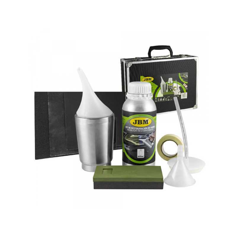 Kit de restauration des phares de voiture et rénovateur d'optiques jaunies