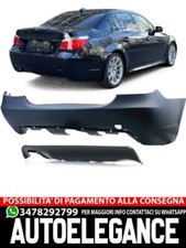 Heck Sto�stange Sport + Heckdiffusor Glanz passend f�r BMW E60 Limousine 03-07