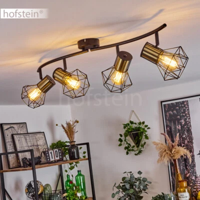 Lichteffekt Decken Lampe Verstellbar Wohn Schlaf Zimmer Raum Beleuchtung Vintage - Bild 1 von 4