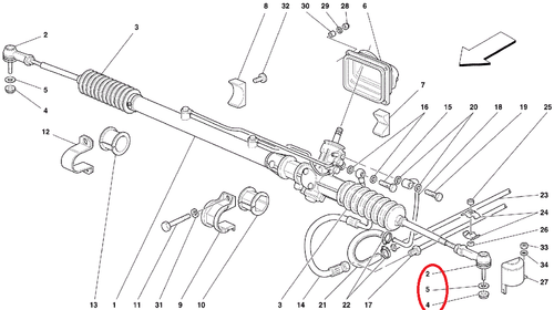 Ferrari 355,348,Enzo,F50,Track Rod End Ball Joint,P/N 154300 - Picture 2 of 2