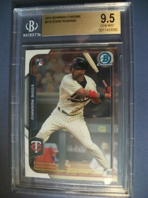 OZWNRT ブーファン　BoophamneMan TheCaudexMan EDDIE ROSARIO 2015 Bowman Chrome #176 BGS GEM MINT 9.5 RC | eBay