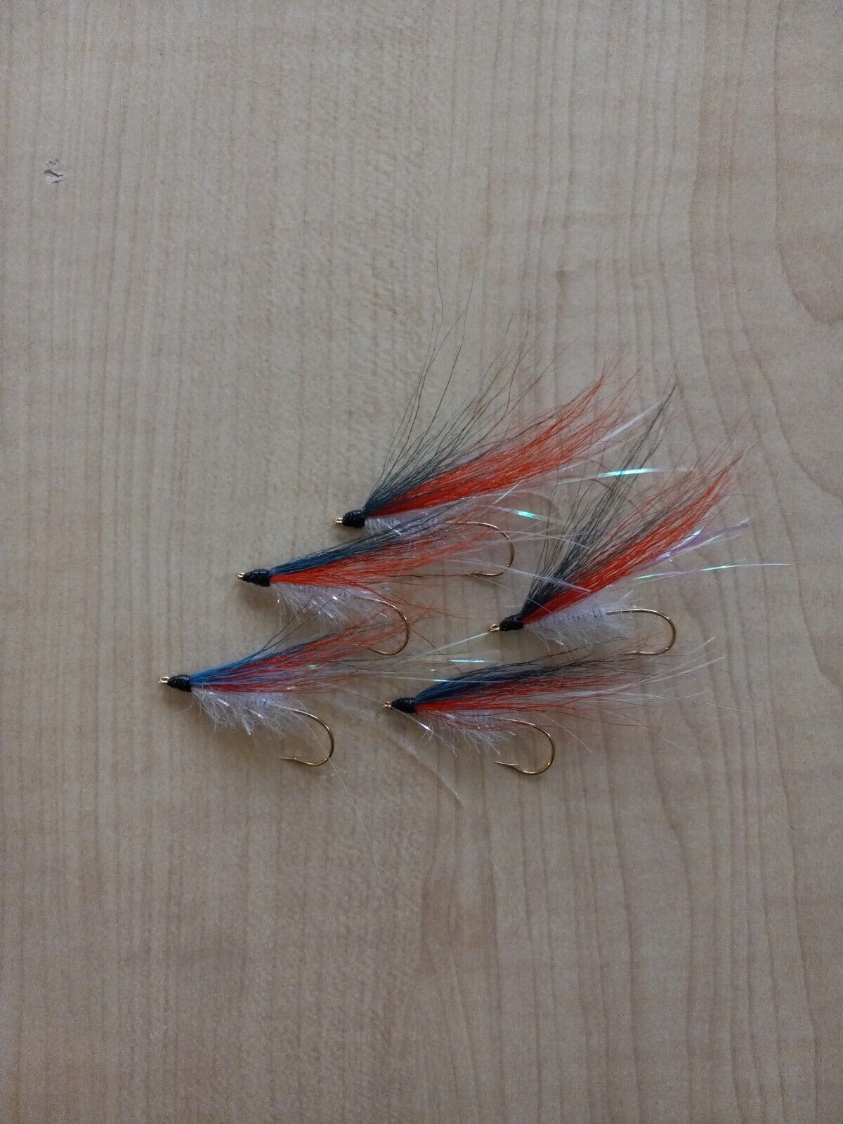 5 pcs) Walleye & White Bass Fishing Flies Bucktail SPARKLE GUTS Streamers  Red - BAO, La Revista de Bilbao