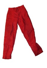 Boy's Red First Image Vintage Parachute Flight Pants Size 16 Wind PAnts