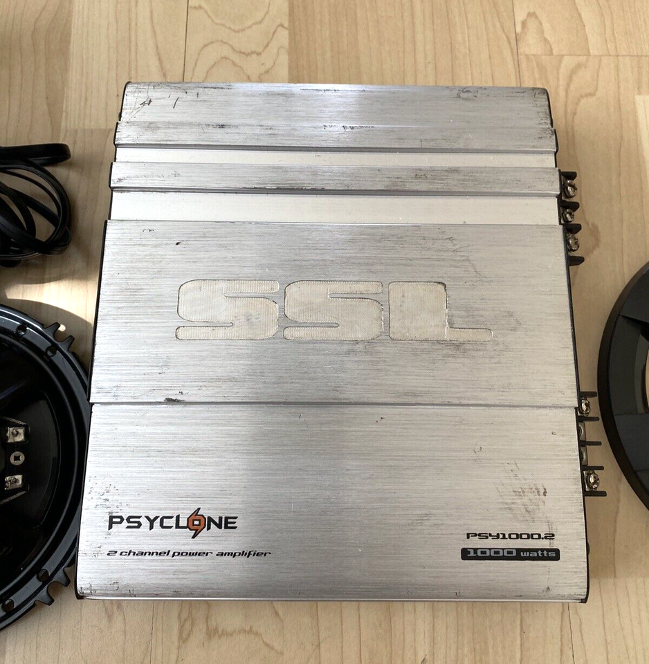 Psyclone Amplifier Amp 2 Channel SSL PSY1000.2 1000 Watts | eBay