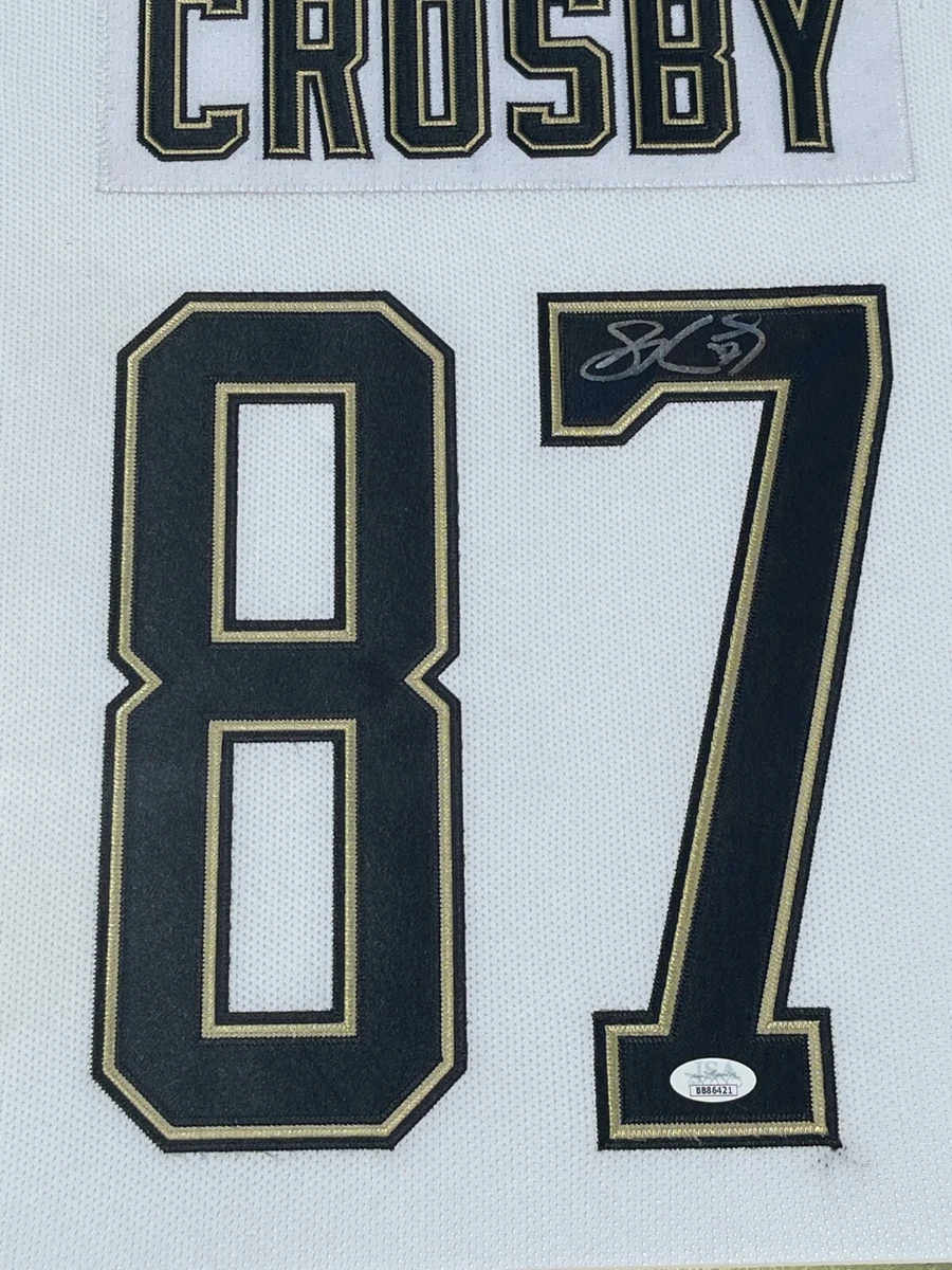 Sidney Crosby Signed Penguins 33x41x2 Custom Framed Showbox Jersey