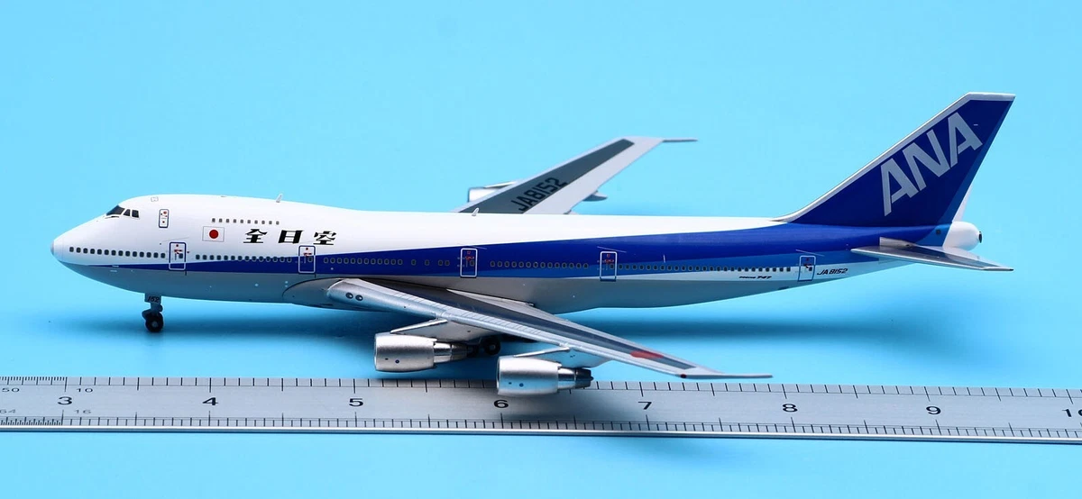 JC Wings 1:400 ANA Boeing B747-100SR Diecast Aircraft Jet Model JA8152