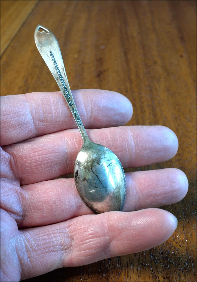 Colección de cucharas de recuerdo vintage (lote de 103) incl. (2) Plata de ley Foto 2 de 4