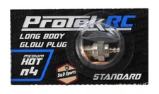 ProTek PTK-2554 - RC N4 Medium Hot Standard Glow Plug (.12, .15 to .28 Engines)