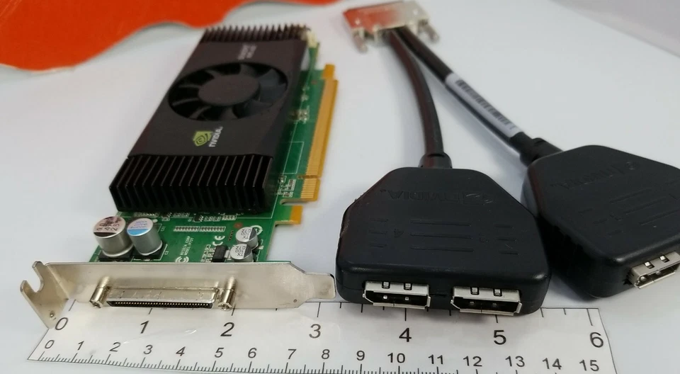 NVIDIA Quadro NVS 420 VHDCI DisplayPort X4 Monitors SFF Video Card Windows 10 - Image 4 of 4