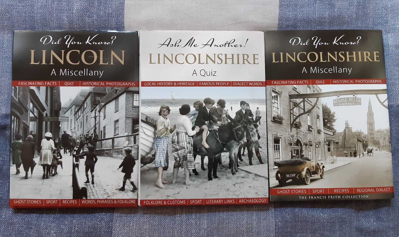 Job lot: 3 Did You Know? Lincolnshire: A Miscellany x2 and Quiz Books - Hardback