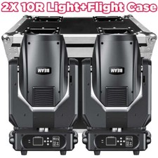 2x10R 280W Beam Gobo Moving Head Stage Lighting DMX DJ Disco Party Airline Case