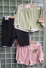 Girls Shorts Summer Clothes Lot 7 Pack Size 7/8 10 12 Soft Gym Athletic Lounge