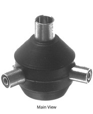 Kaiser Male to Triple Female Adaptor Allows PC Socket to Trigger 3 Flashes