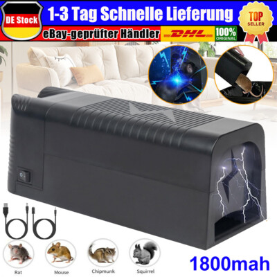 Elektrische Mausefalle Ratten Mause Falle Elektronische Rattenfalle Killer 8000V