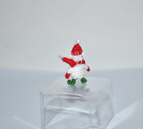 Casa de Muñecas Miniatura Roble Artista Oso 1" Micro Oso de Peluche Muñeca Juguete Regalo de Navidad - Imagen 5 de 7