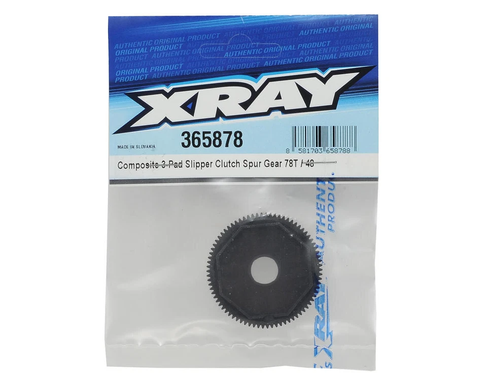 XRAY Hauptzahnrad Rutschkupplung 78 Zähne 48dp 3 Pad XRA365878 XB4 2025, XB2 202 - Bild 2 von 2