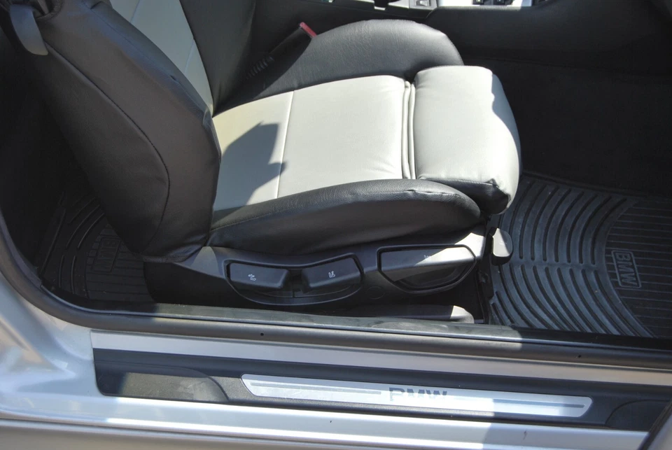 for BMW 3 SERIES CONVERTIBLE SPORT 2000-06 S. LEATHER CUSTOM 2 FRONT SEAT COVERS - Image 4 of 4